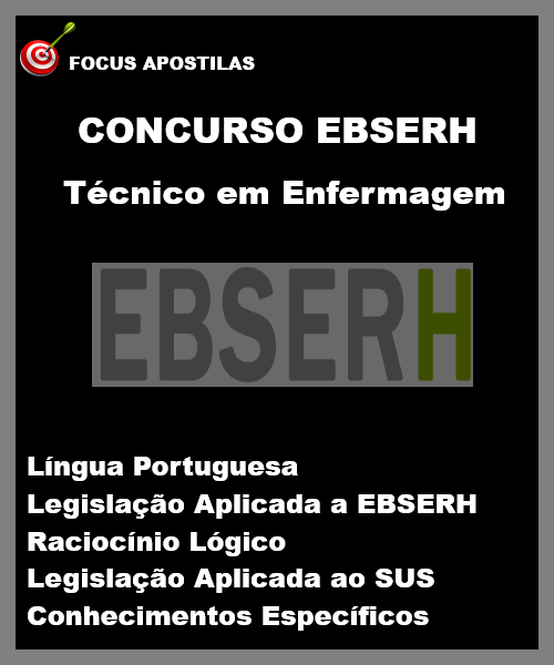 EBSERH Técnico em Enfermagem 2025