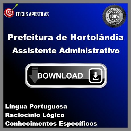 Prefeitura de Hortolândia - Assistente Administrativo 2023