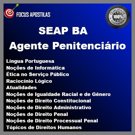 Concurso SEAP BA - Policia Penal - Direito Penal - Noções de Igualdade  Racial e de Gênero 