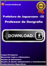 Apostila Professor de Geografia Jaguaruana CE, concurso 2024 PDF download