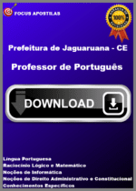 Apostila Professor de Português Jaguaruana CE, concurso 2024 PDF download