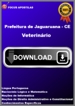 Apostila Veterinário Jaguaruana CE, concurso 2024 PDF download